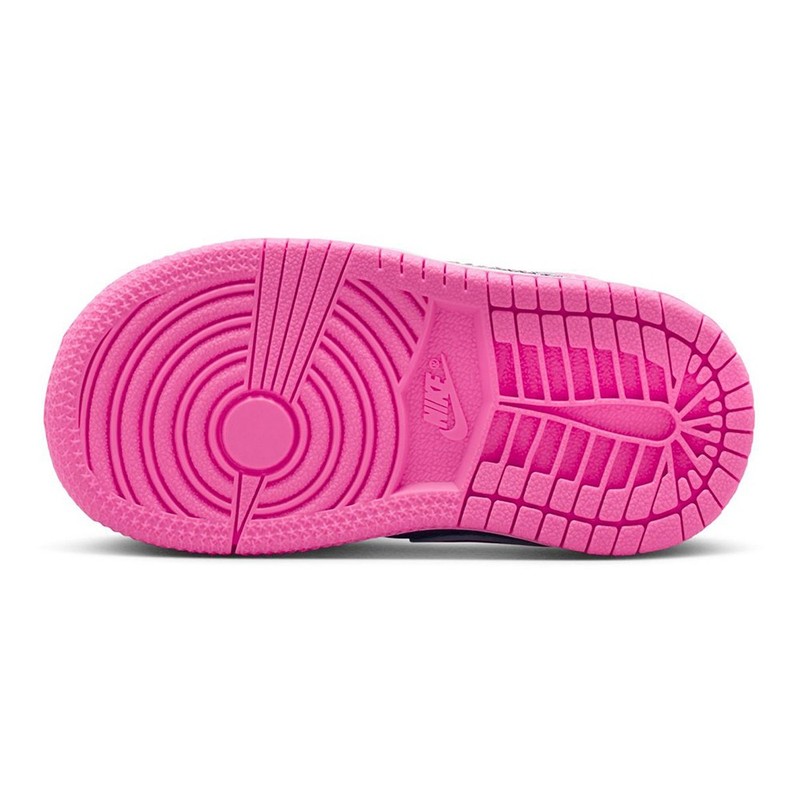 Toddler's Jordan 1 Mid SE "Denim Sequin" Cobalt Bliss/Pink Glow-White (HQ2000