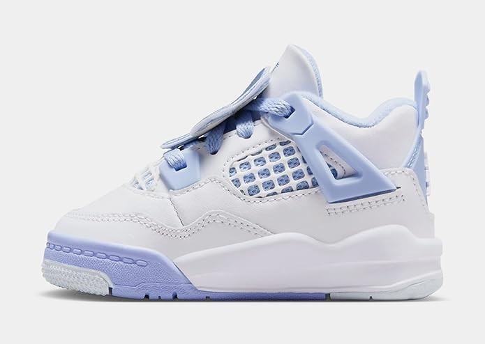Toddler's Jordan 4 Retro White/Aluminum-Blue Tint (IB8961 100)