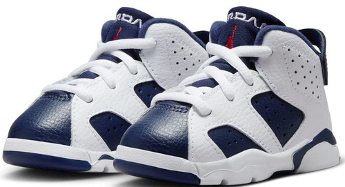 Toddler's Jordan 6 Retro White/University Red (DV3606 164)