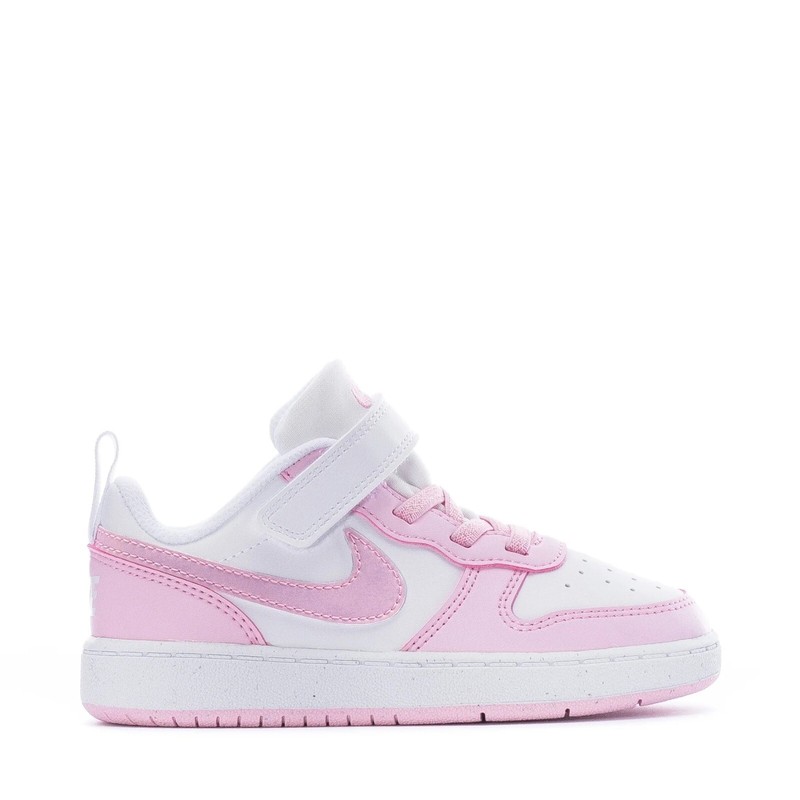 Toddler's Nike Court Borough Low Recraft White/Pink Foam (DV5458 105)
