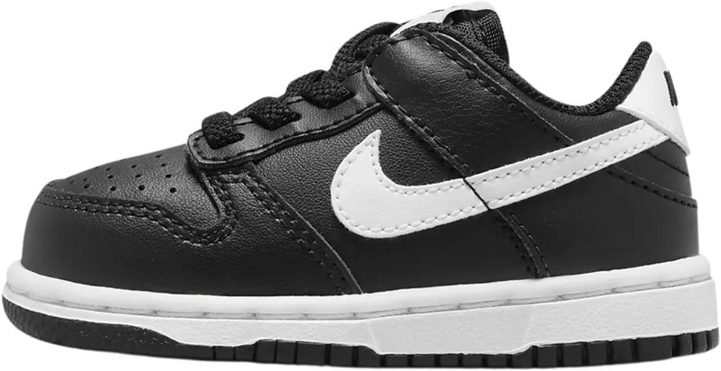 Toddler's Nike Dunk Low Black/White-Black-White (FD1233 001)