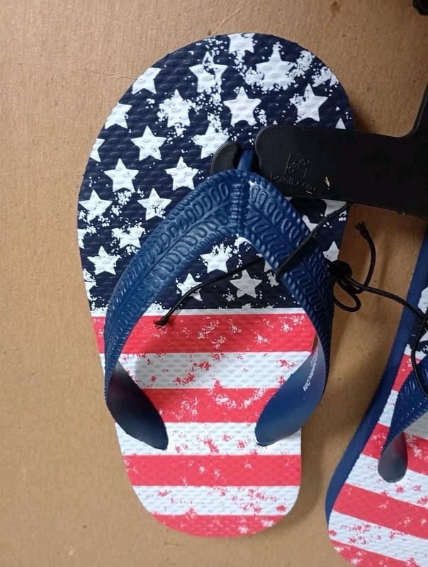 Toddler Sandals Americana Flip Navy Size12/13
