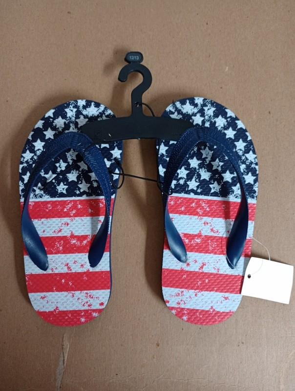 Toddler Sandals Americana Flip Navy Size12/13