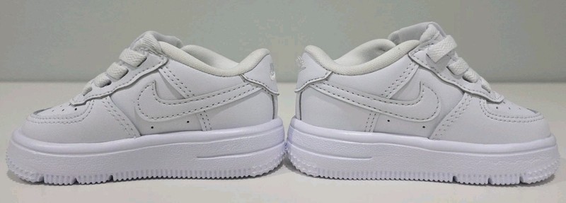 Toddler (TD)- Size 4c-Nike Force 1 Low Easyin- White/White-White- FN0236-111