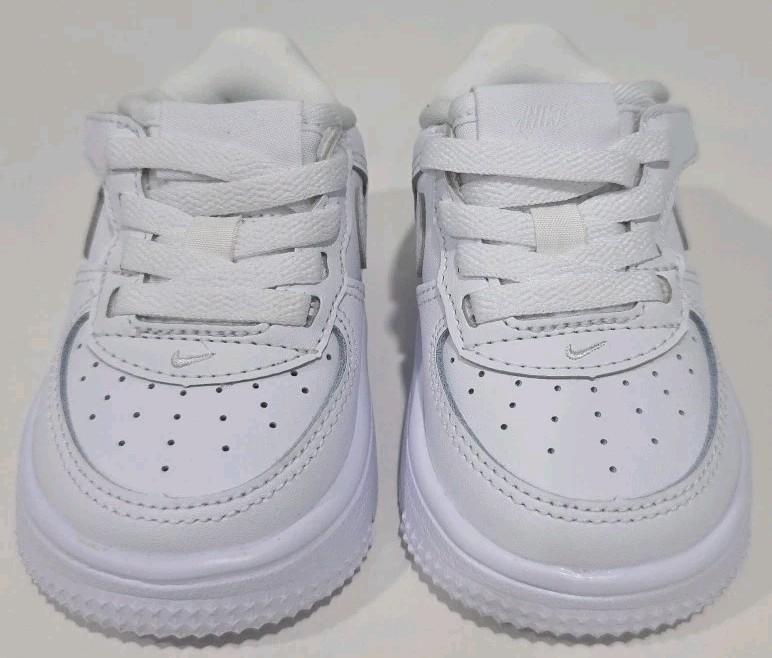 Toddler (TD)- Size 4c-Nike Force 1 Low Easyin- White/White-White- FN0236-111