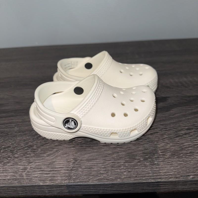 Toddler White Crocs (size 6C)