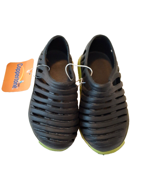 Toddlers Coppertone Black Sandals Size Small New