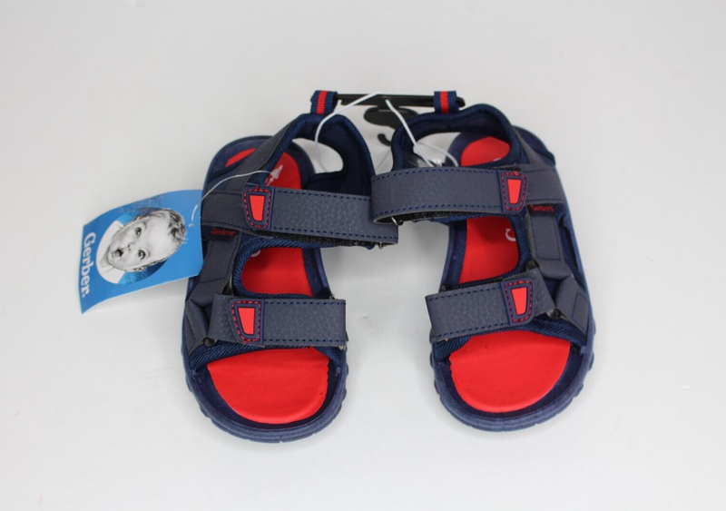 Toddlers' Gerber Open Toe Athletic Sandals Navy Size 9