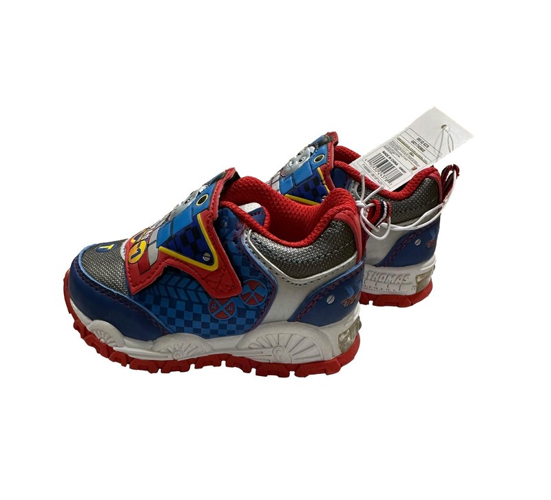 Toddlers Shoe Thomas The Tank Engine Light Up Sneakers - Grey - Size 5