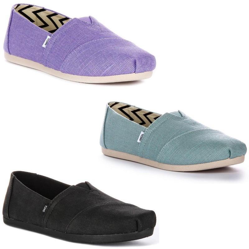 Toms Alpargata Hrtg Eco Fiber Slip On Womens Espadrilles Lilac US 5 - 10