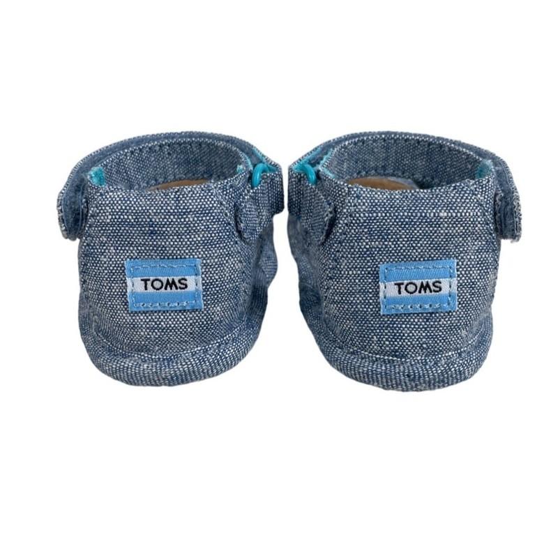 Toms Baby Toddler Girls Denim Tribal Sandals Sz 1