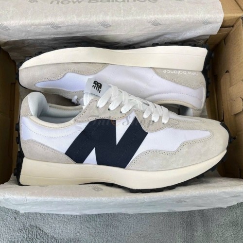 [TOP SALE]-New. Balance Women 327 Sea Salt Black-[AUTH]