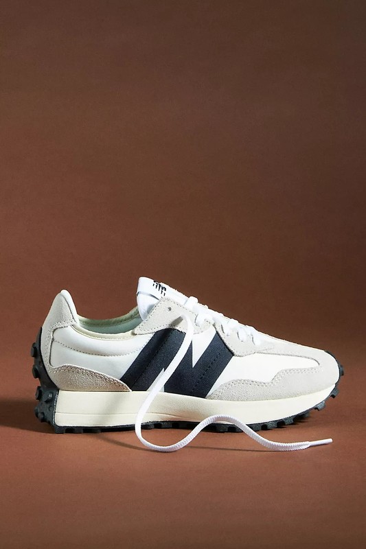 [TOP SALE]-New. Balance Women 327 Sea Salt Black-[AUTH]