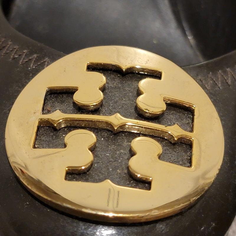 Tory Burch Maddie Brown Patent Leather Pumps Heels Size 8