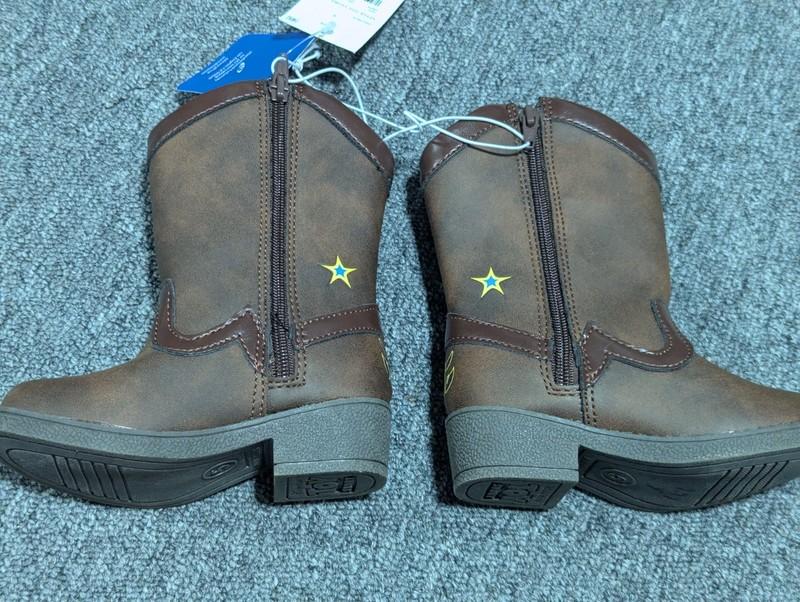 Toy Story Toddler Cow Boy Boots Size 5 Woody Brown Disney New