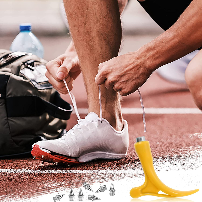 Track Spikes 1/4Inch For Men Shoes Stainless Steel Replacement With Wrench For Y