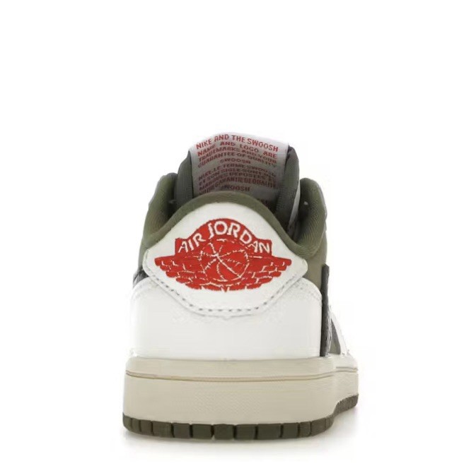 Travis Scott X Air Jordan 1 Retro Low OG SP PS 'Reverse Olive / Medium Olive