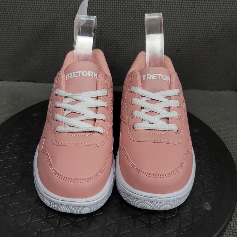 Tretorn Adelle Shoes Toddler Sz 13M Pink White Low Top Sneakers