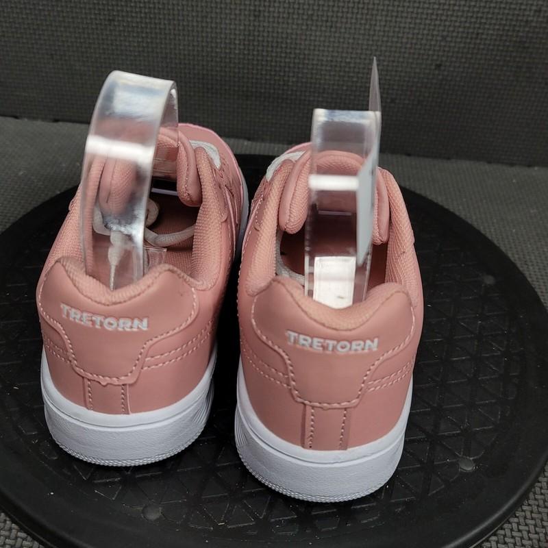 Tretorn Adelle Shoes Toddler Sz 13M Pink White Low Top Sneakers