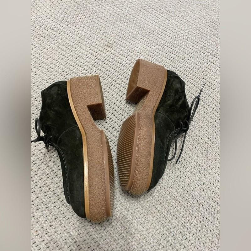 Triver Flight Black Suede Lace-Up Shoes