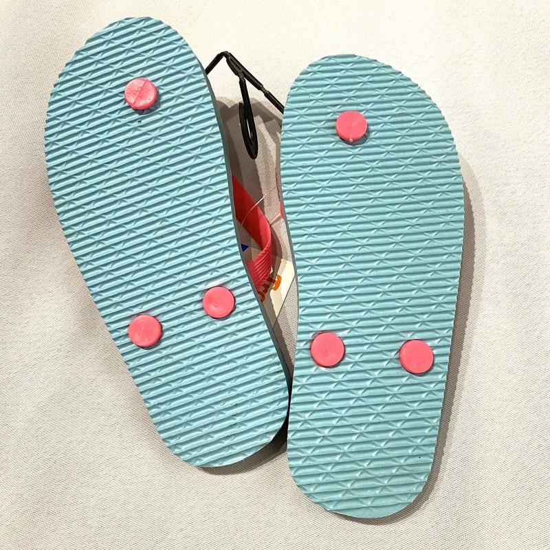 Tropic Sun Girls Flip Flop Summer Sandals Shoes Size 11 12 Small Pink Blue