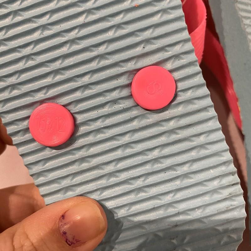 Tropic Sun Girls Flip Flop Summer Sandals Shoes Size 11 12 Small Pink Blue