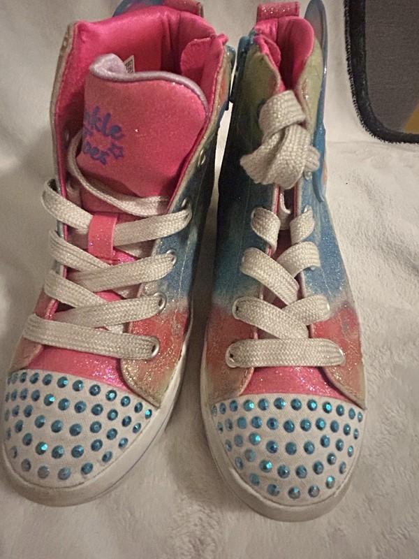 Twinkle Toes Skechers Girl Shoes Sz 13