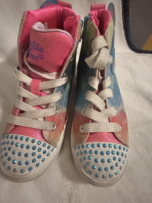 twinkle toes skechers girl shoes Sz 13
