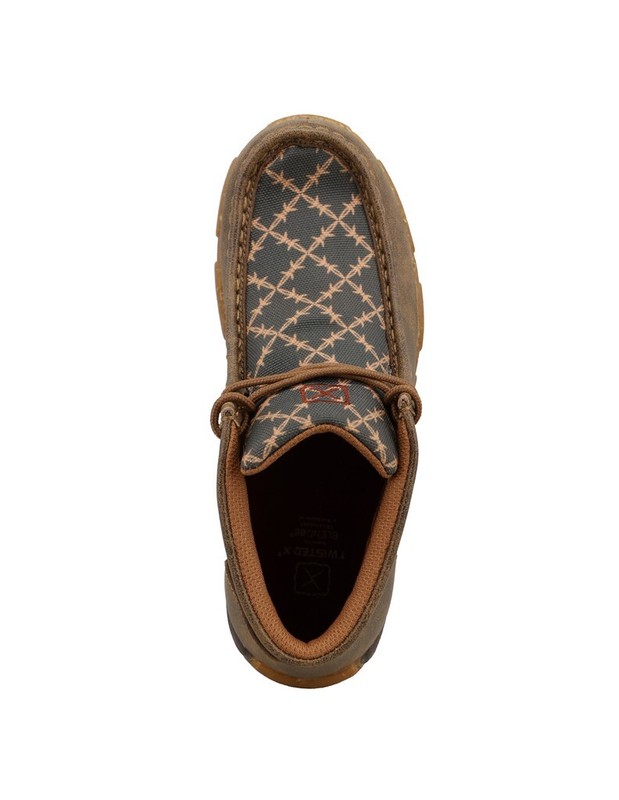 Twisted X Casual Shoes Kids Chukka Driving Moc Bomber Pine YDM0051