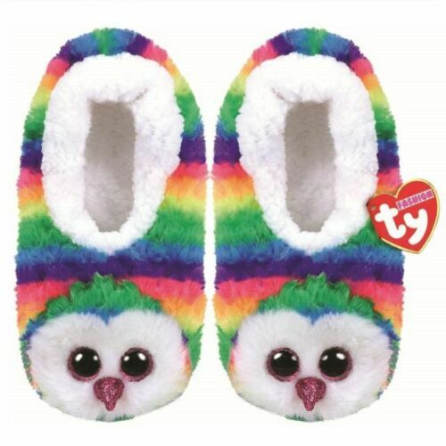 TY Beanie Boos Kid Boy Girl Child Fashion Slipper Socks With Ty Heart Tags MWMTs