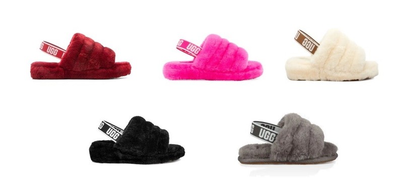 UGG Australia Big Kids' Fluff Yeah Slide Sandal 1098494K ALL COLORS