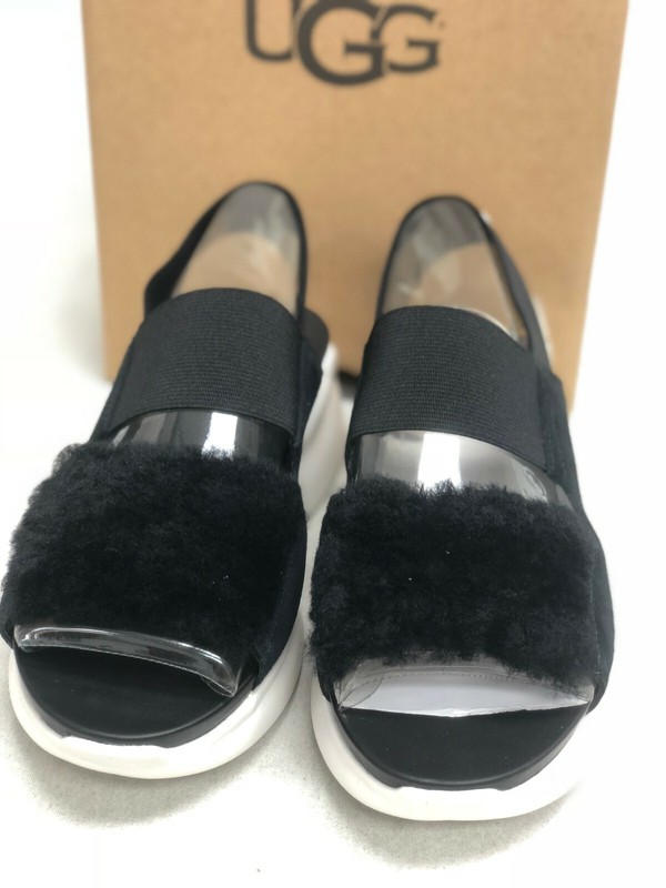 UGG Australia Women's Silverlake Sandals Sneakers Black 1101919 Shoes