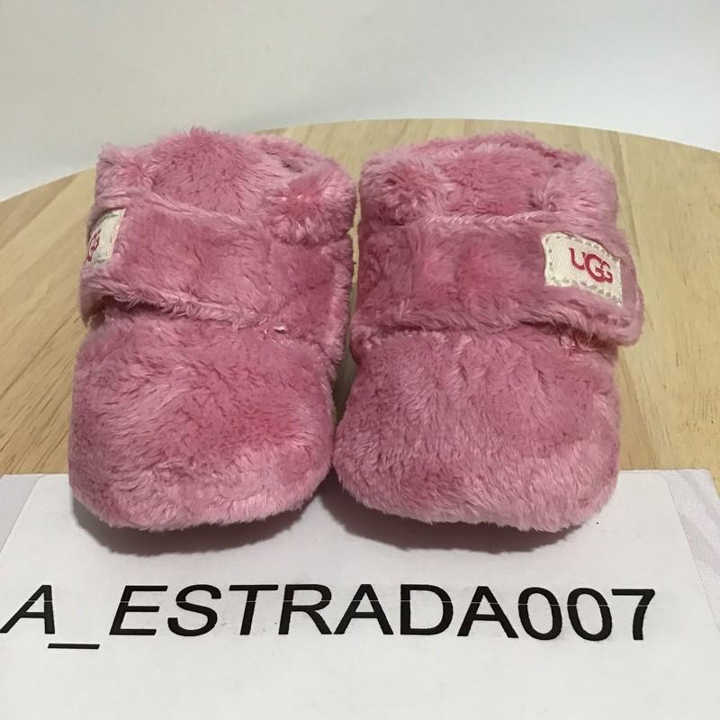UGG Baby Girl Pink Bixbee Boot Slippers Size 0/1 New With Tags In Box Never Worn