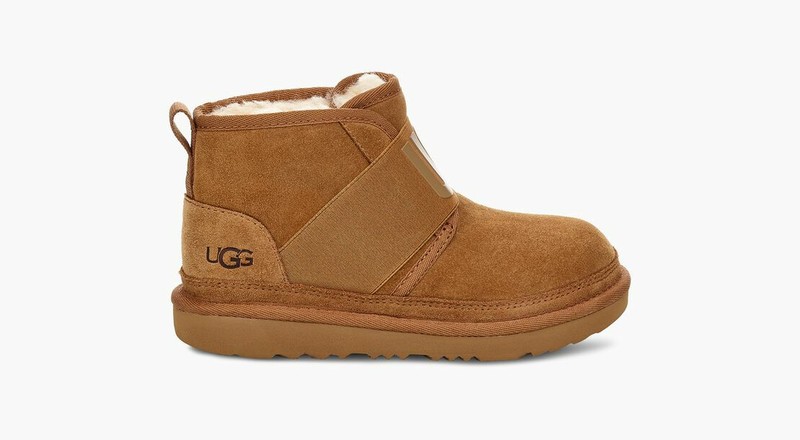 Ugg Classic Neumel II 2 Big Kids Graphic 1110703K Chestnut Brown