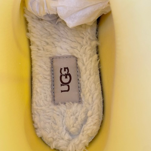 Ugg Drizlita Rain Boots Yellow Sherpa Lined Waterproof Shoes Boys Girls Unisex