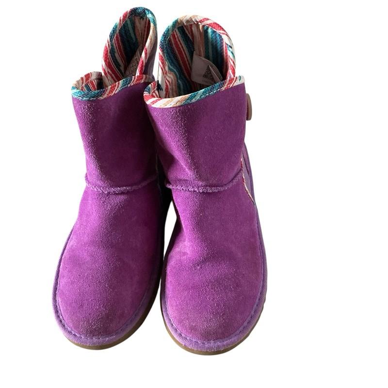 UGG Girls Leona Suede Boots Crazy Plum Size 3