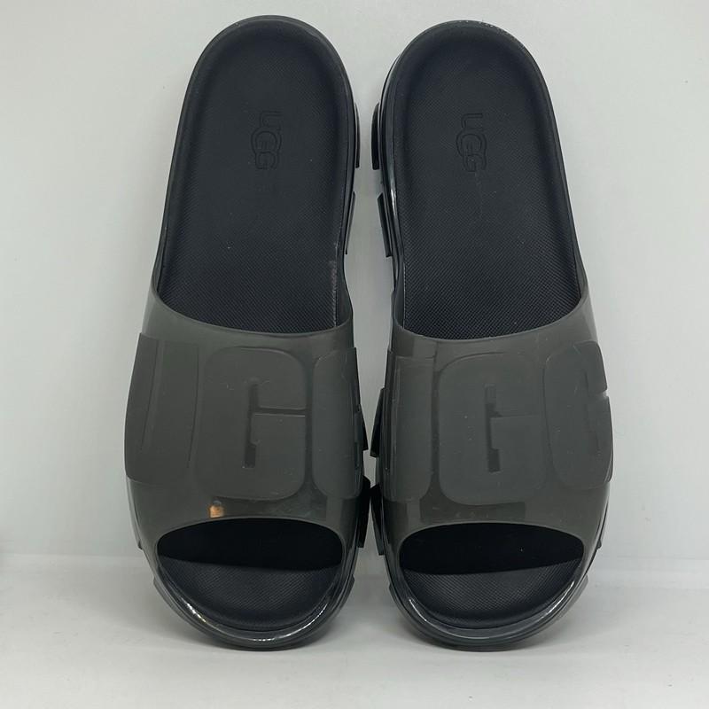 UGG Jella Clear Slide Sandals Platform Clear Black Gray Womens Size 10B
