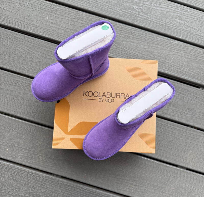 Ugg Koolaburra Boots Koola Short Girls Purple Suede