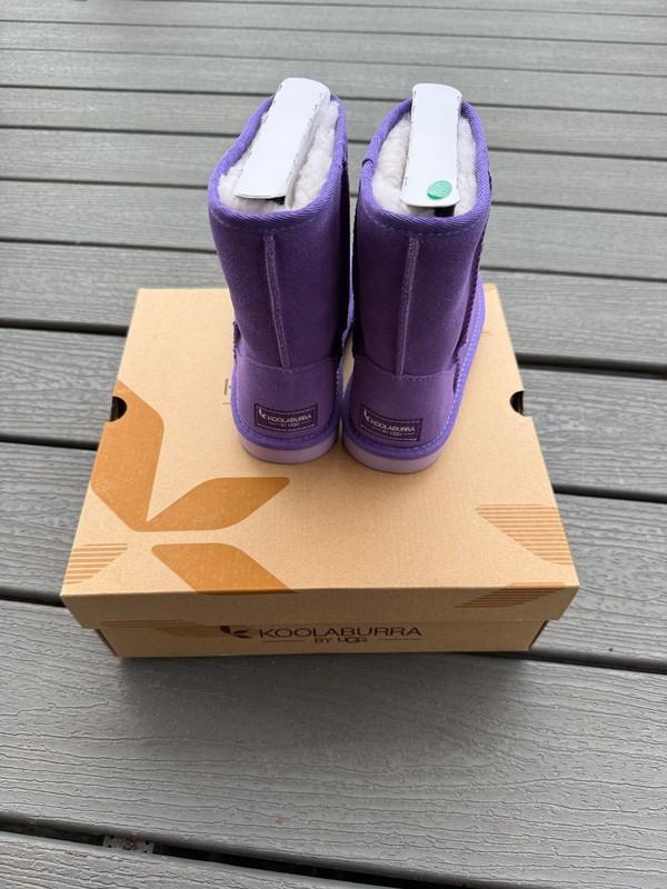 Ugg Koolaburra Boots Koola Short Girls Purple Suede