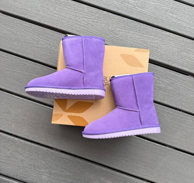 Ugg Koolaburra Boots Koola Short Girls Purple Suede