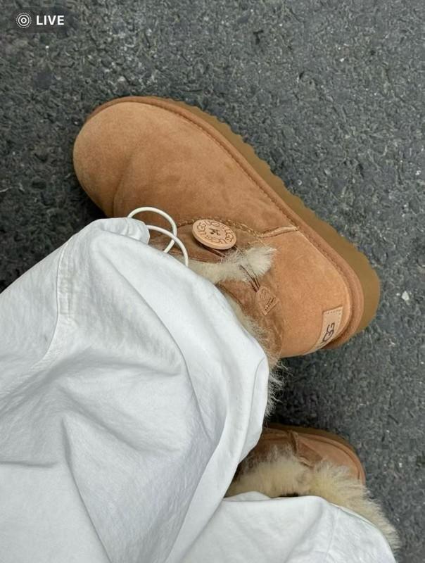 UGG Premium Mini Button Ugg Boots Bailey Women’s Single Button Sheepskin US4-US9