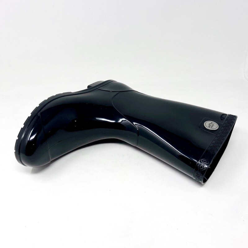 UGG Sienna Black Womens Waterproof Rubber Outdoor Winter Rain Boots 1014452