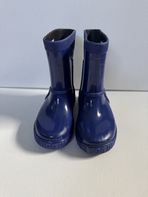 Ugg T Rahjee Color Navy Blue Girls Size 9 Waterproof Rainboots