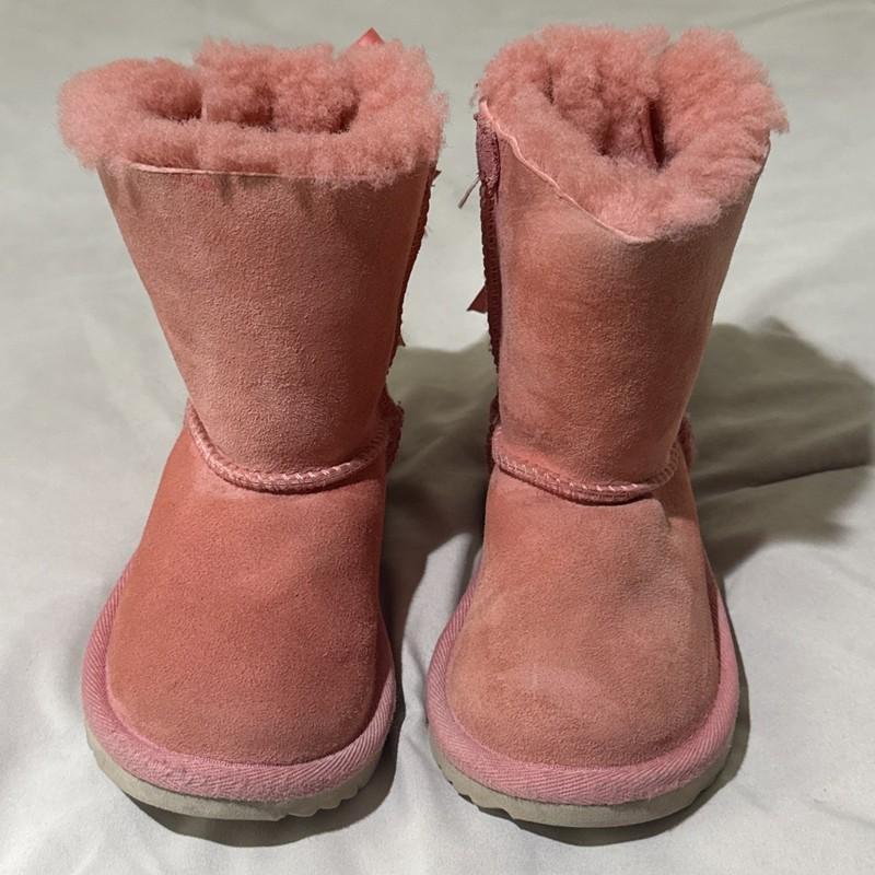 Ugg Toddlers Bailey Bow II Boot Size 10 Pink