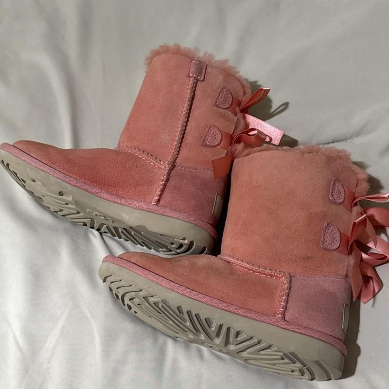 Ugg Toddlers Bailey Bow II Boot Size 10 Pink