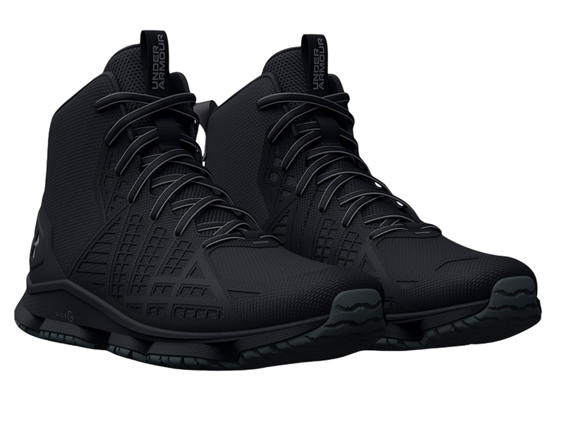 UNDER AMOUR BLACK MENS Micro G® Strikefast Mid Tactical 6" Boot 3025575-001