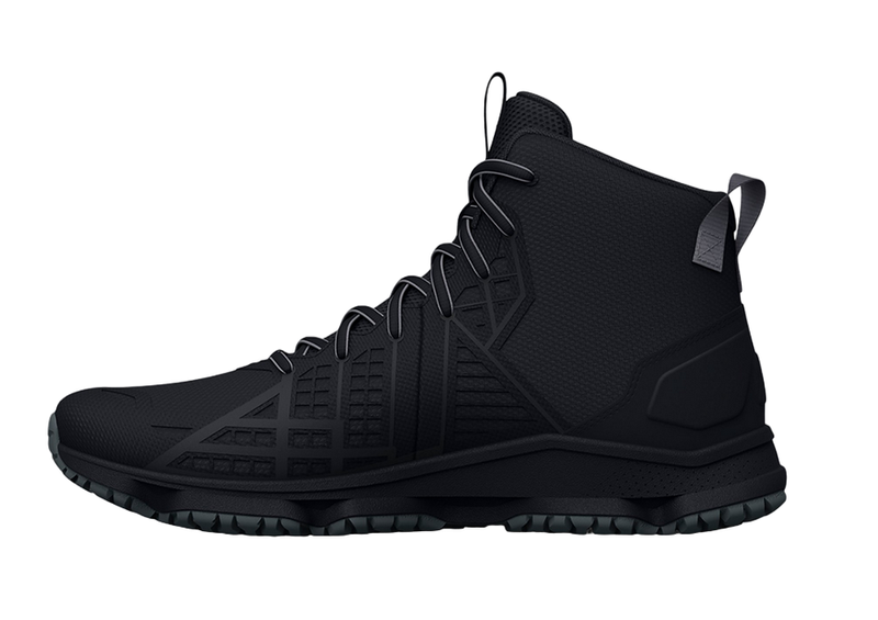 UNDER AMOUR BLACK MENS Micro G® Strikefast Mid Tactical 6" Boot 3025575-001