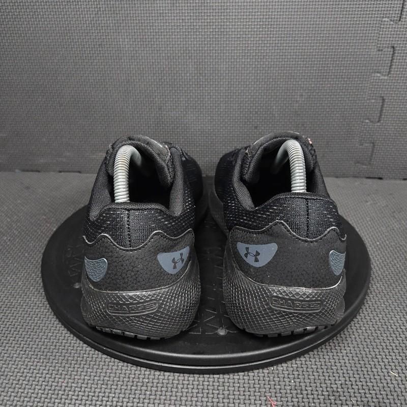 Under Armour Charged Pursuit 2 Running Shoes Women Sz 10 Triple Black Sneakers
