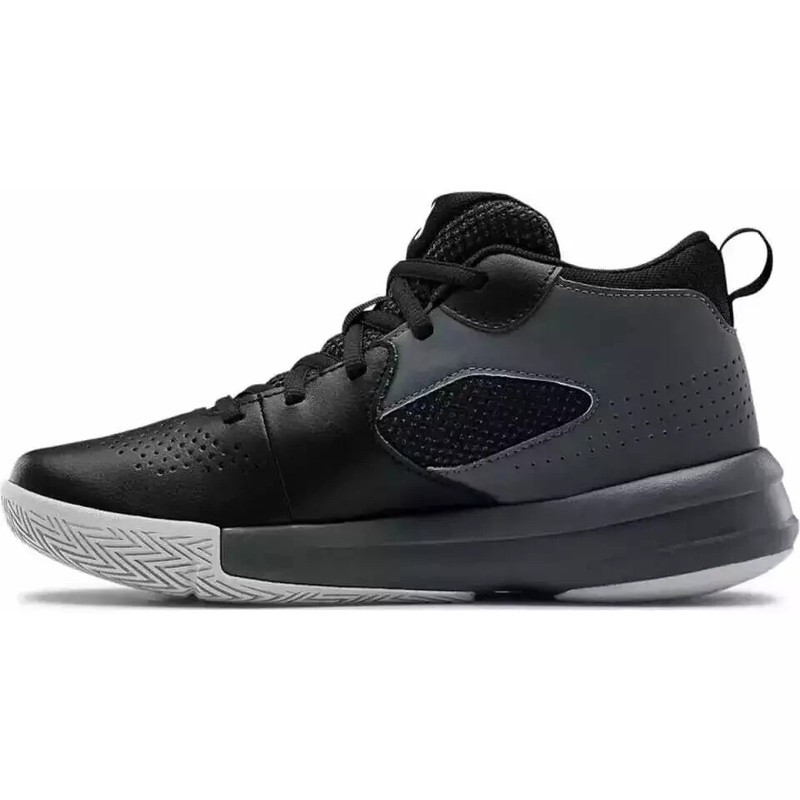 Under Armour GS Lockdown 5Y & 6Y Black/Pitch Gray 3023533-001 New In Box