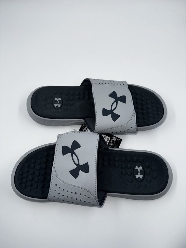 Under Armour Ignite Slides Gray Dark Gray 3026023-101 Mens Sandals Pick Size